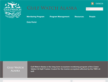 Tablet Screenshot of gulfwatchalaska.org